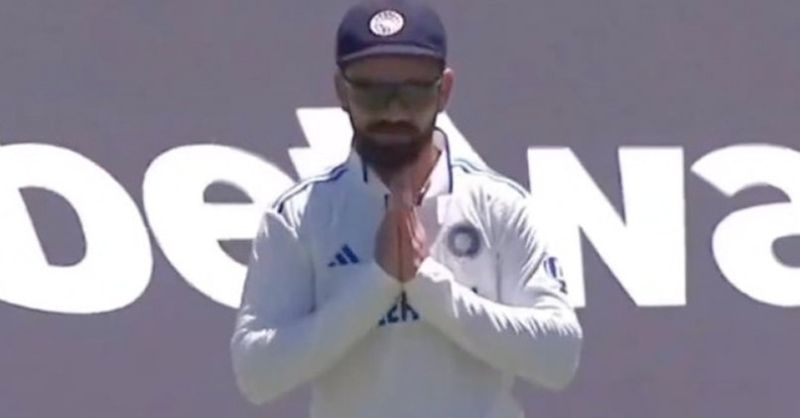 Virat Kohli reacts to the Ram Siya Ram